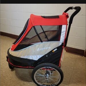 Ibiyaya Red and Black Pet Stroller